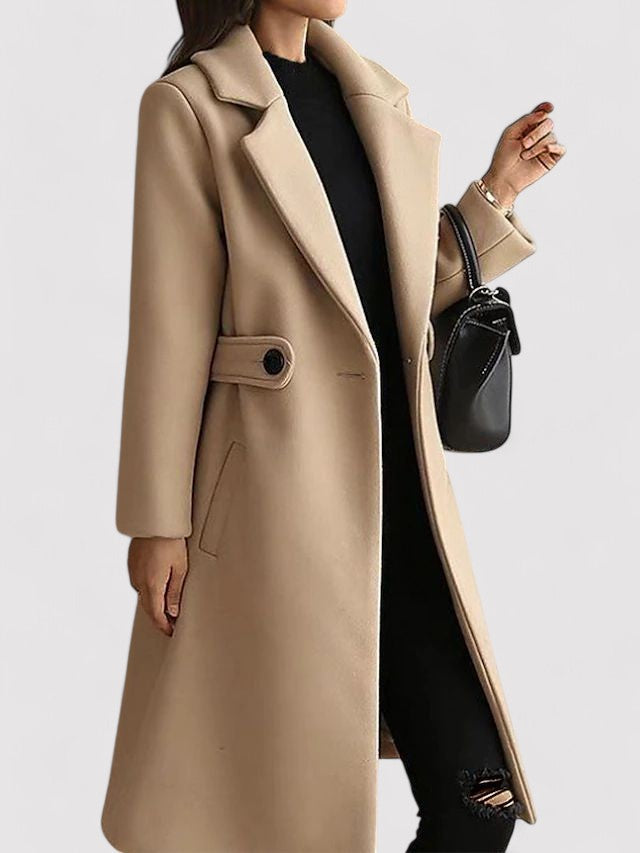 Élise™- Wool Belted Winter Coat