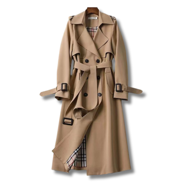 Amoura™– Belted Trench Coat