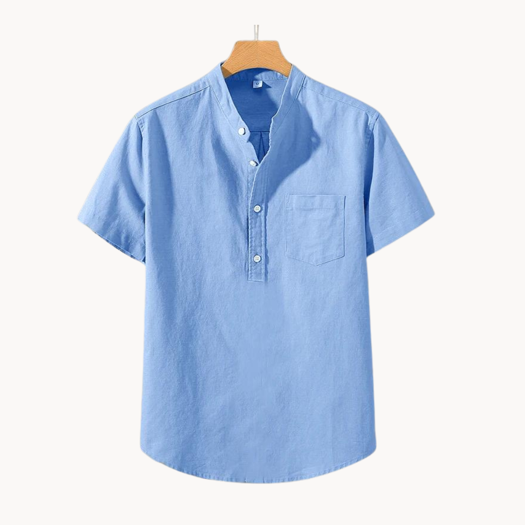 Arvid Cotton Linen Polo