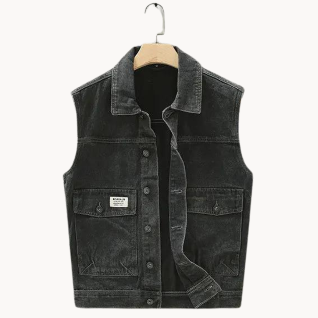 Chestnut Denim Vest