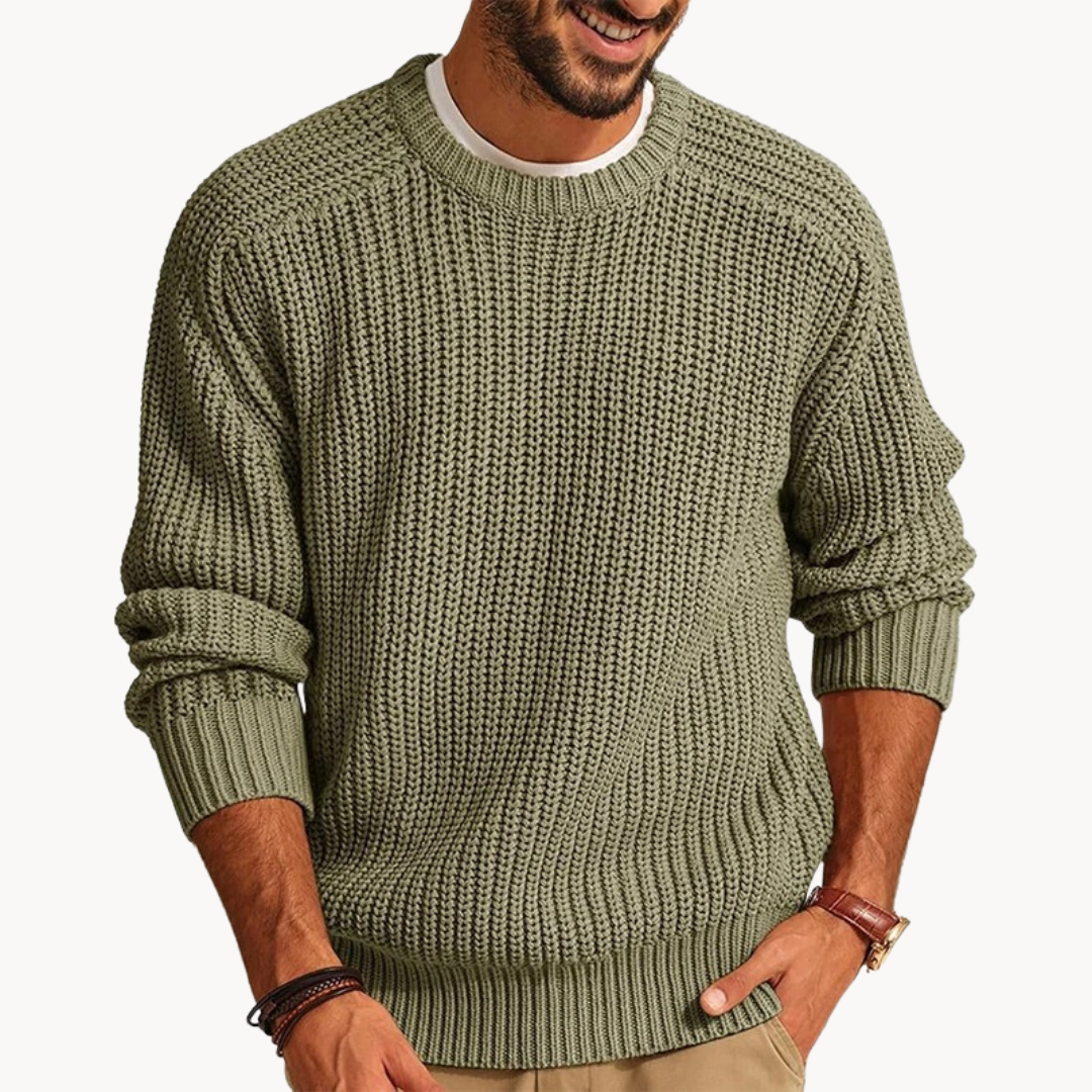 Quade Waffle Knit Sweater