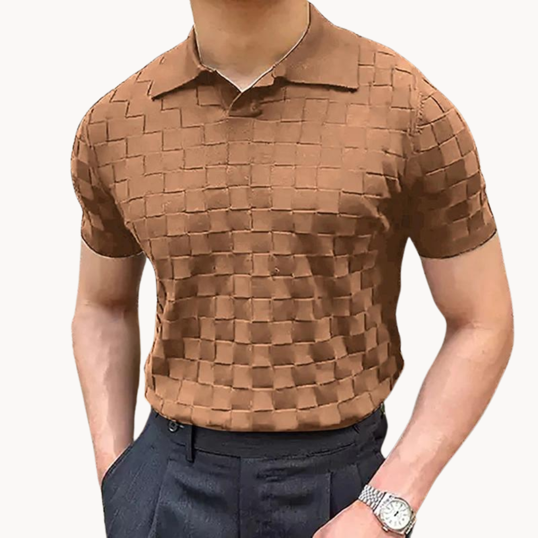 Wes Jacquard Polo