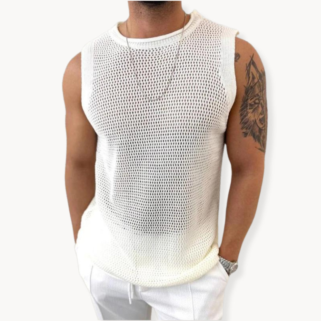 Colm Crochet Muscle Tank