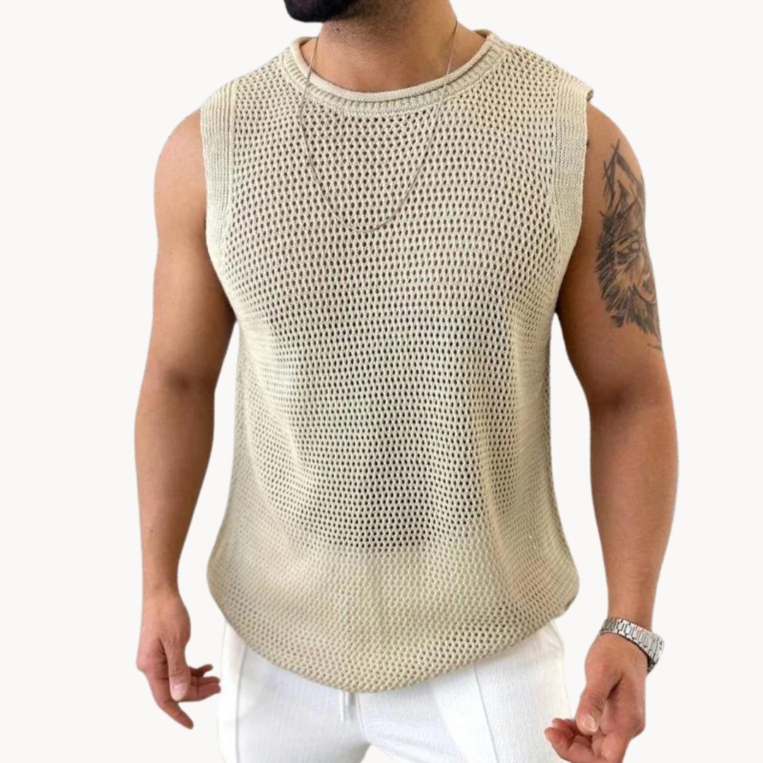 Colm Crochet Muscle Tank