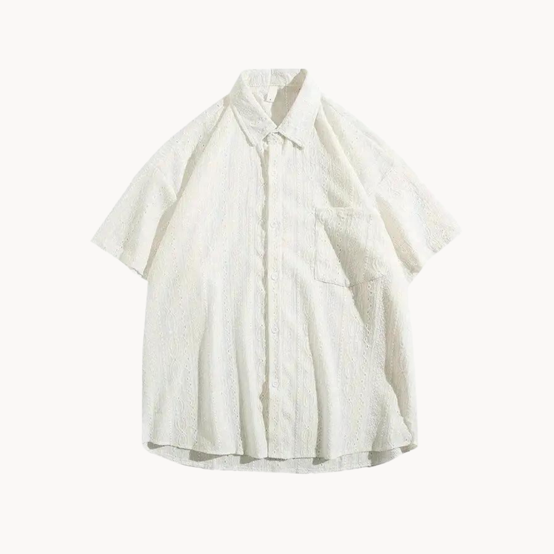 Driftwood Oversize Button Polo