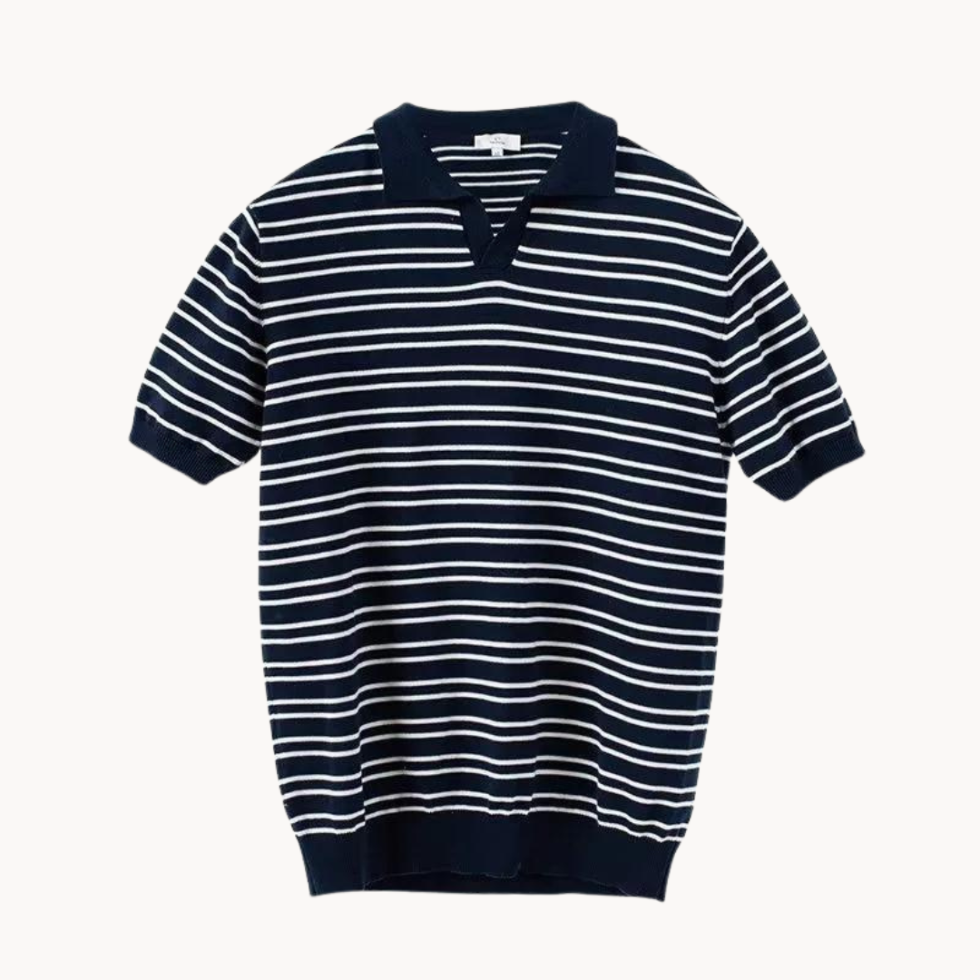 Natale Stripe Polo Shirt