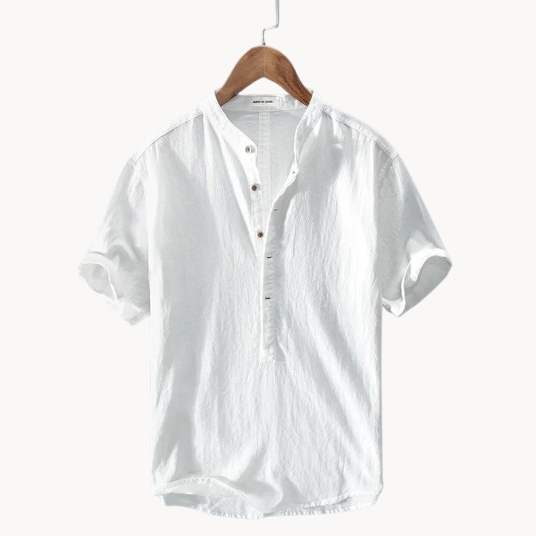 Capri Coast Linen Shirt