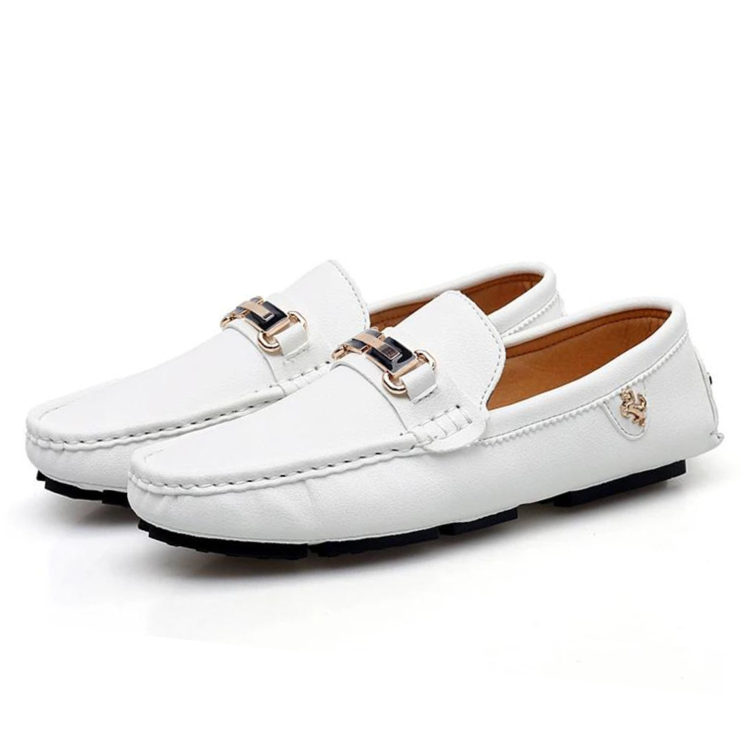 Bari Leather Moccasins