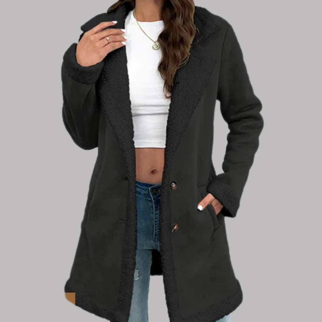 Amelia™ – Coat with Sherpa Lining