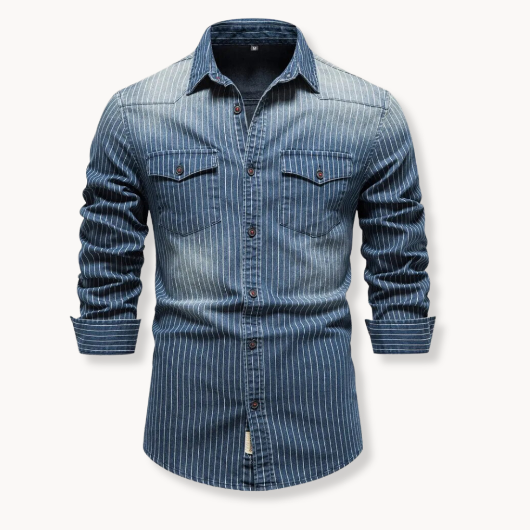 Westside Stripe Denim Shirt