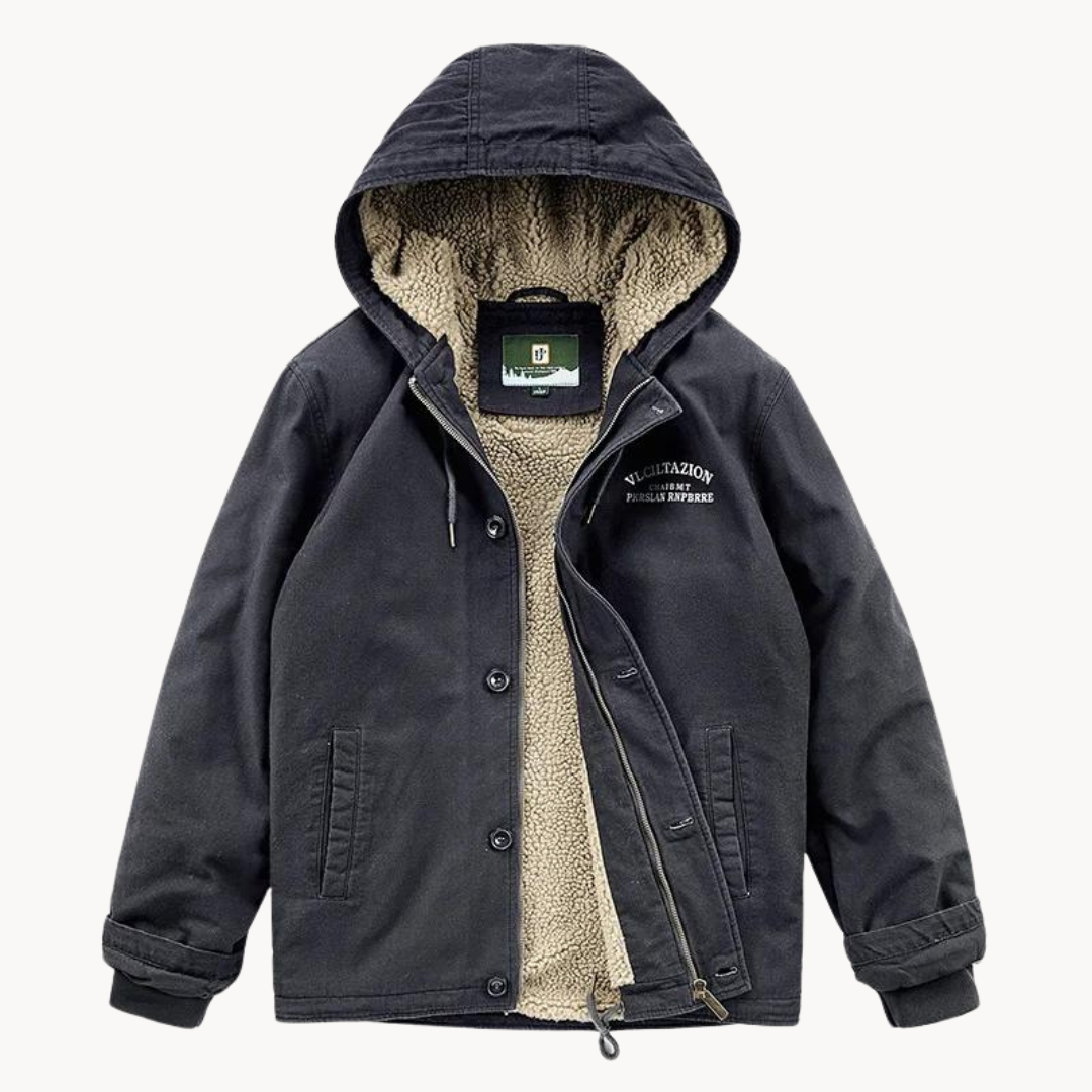 Arctic Haven Fleece Lined Hooded Jacket