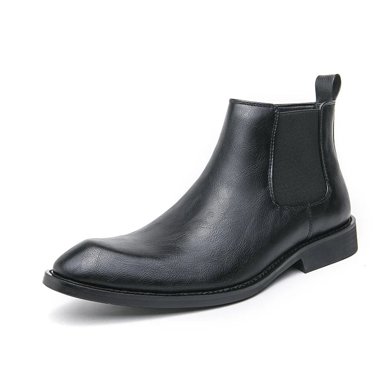 Cooper | Chelsea Boots made of leather with zipper