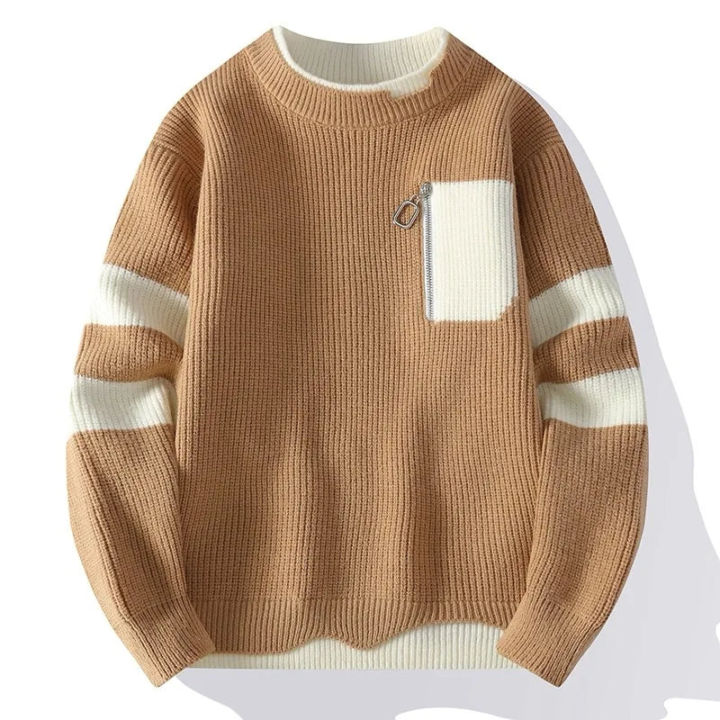 Baylor | Thick and Casual Knit Sweater for Men