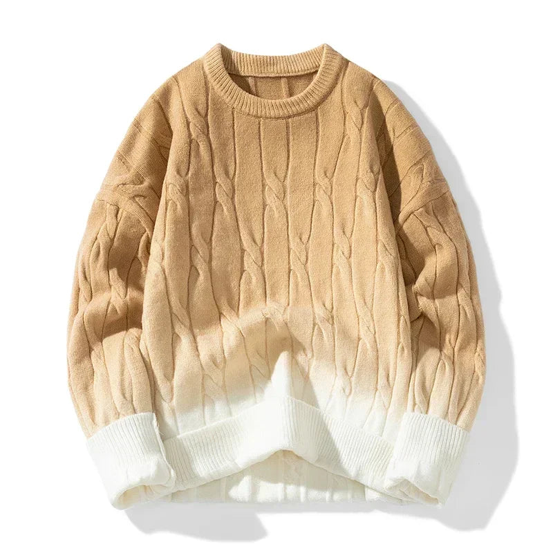 Baylor | Gradient Thick Knit Sweater for Men